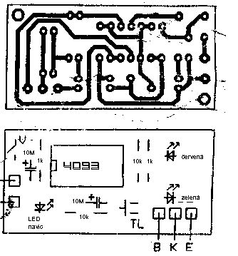 Schéma: Tester tranzistorov a diód